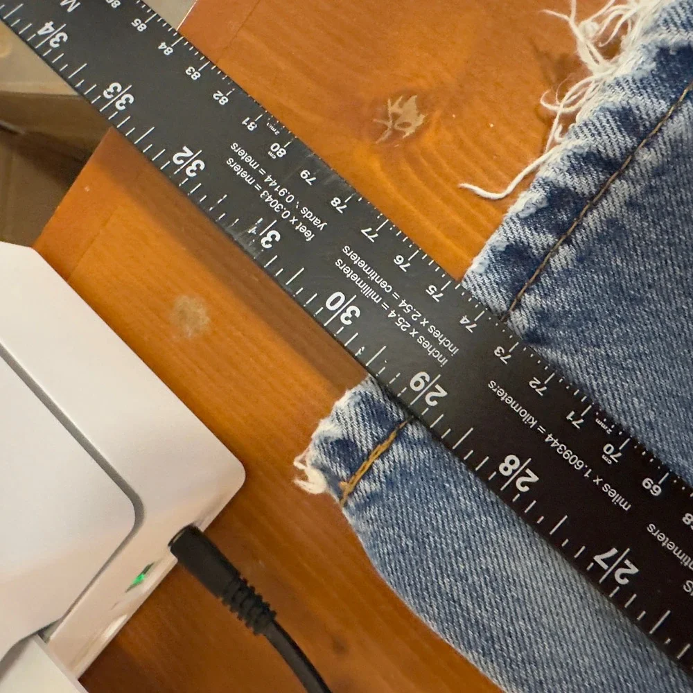 Baggy Levi's 559 Relaxed Straight Jeans Mens 38x30 Blue Light Skater 90s Style‎